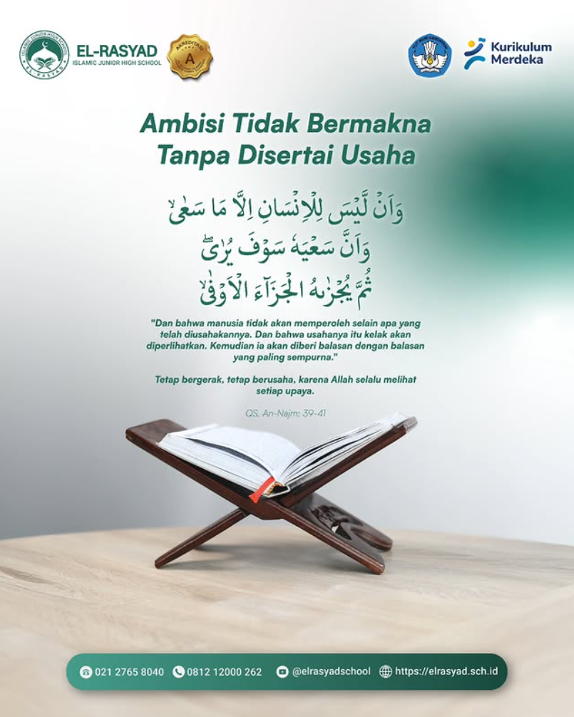 Ambisi Tidak Bermakna Tanpa Disertai Usaha